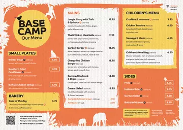 Base Camp menu