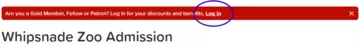 Membership login